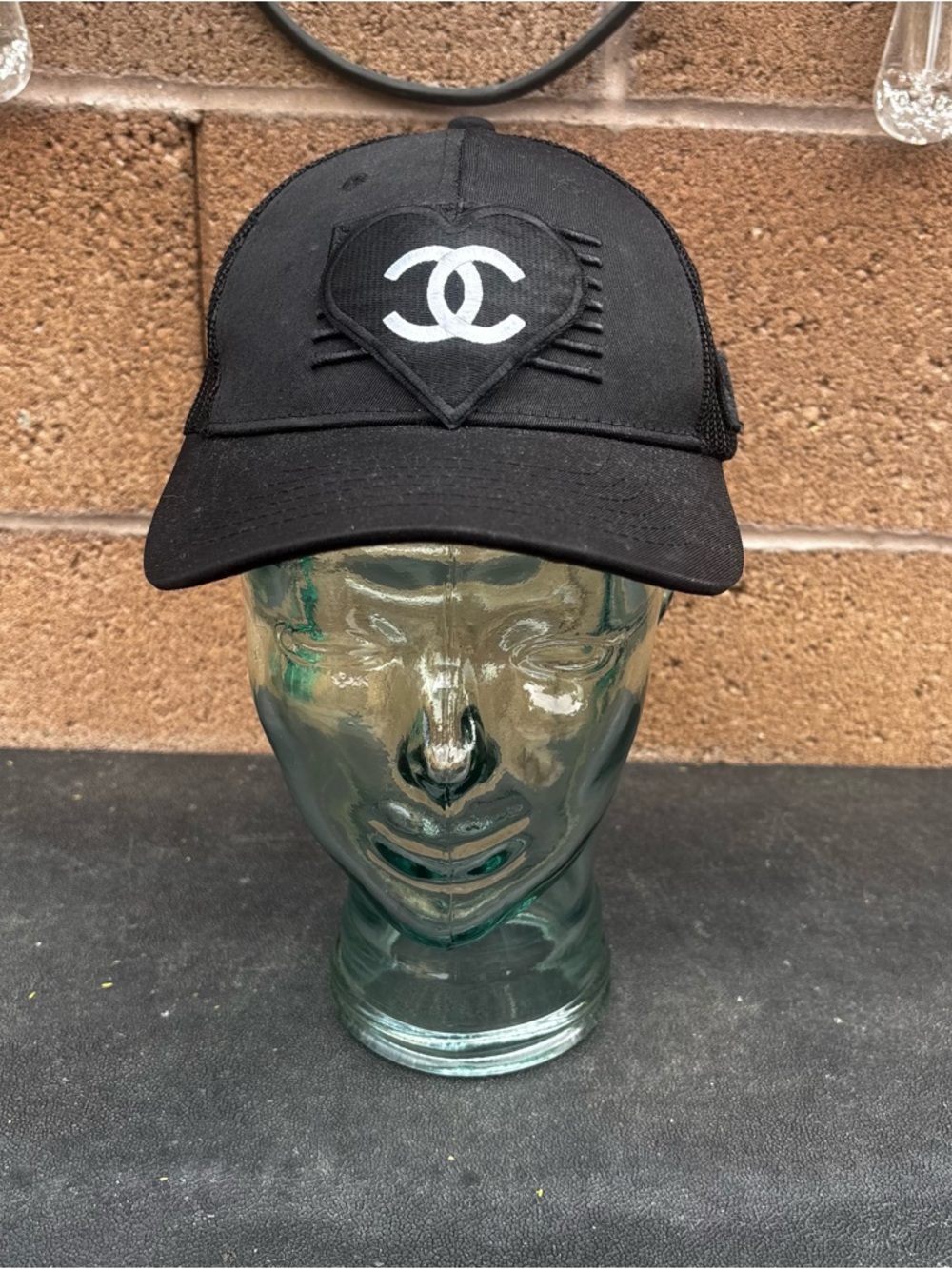 CC Women’s Baseball Cap Black White One Size Fits Most Snap Back